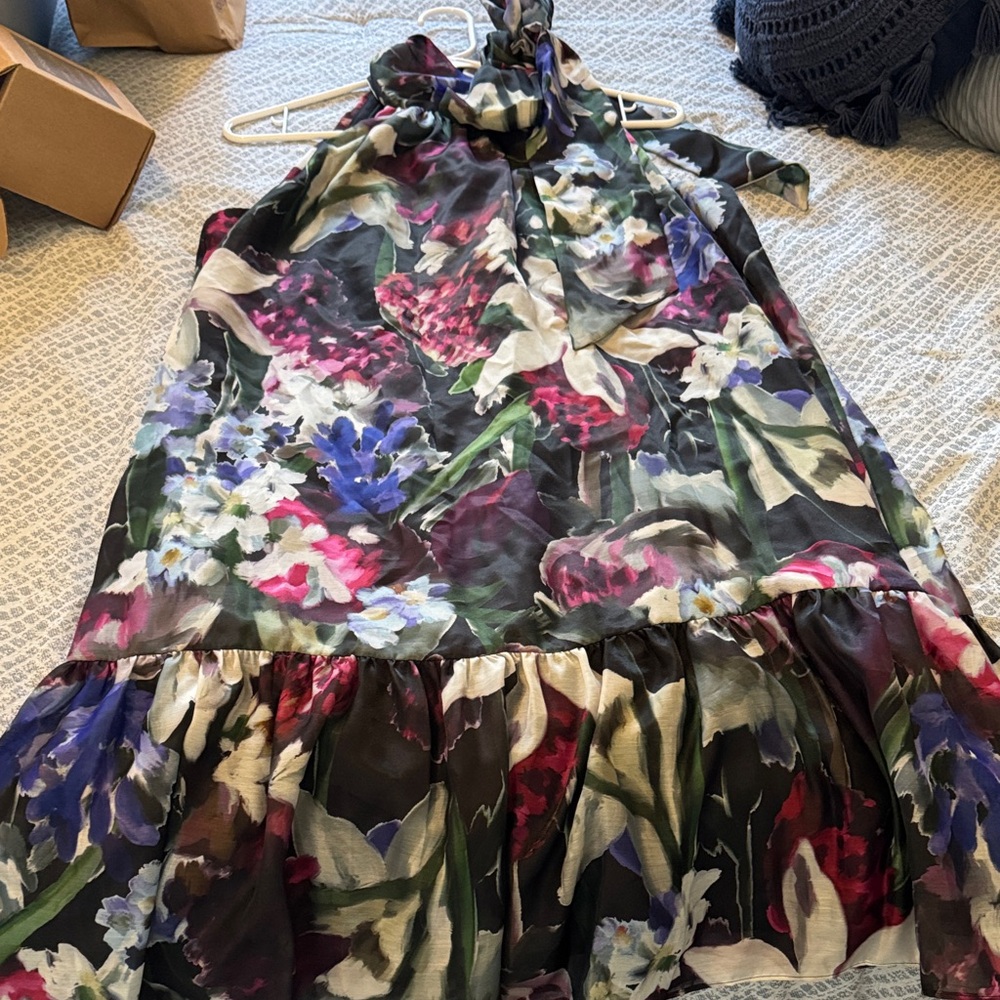 Floral Halter Dress